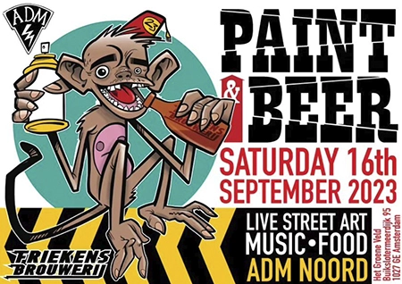 Paint & Beer zaterdag 16-09-2023