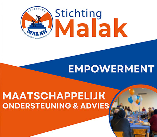 Banner Stichting Malak