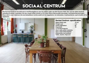 Verhuur van ruimtes Het Groene Veld