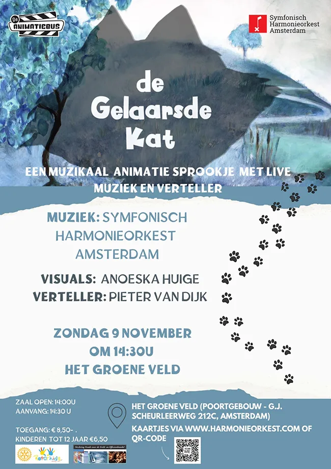 Kindervertelconcert De Gelaarsde Kat