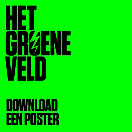 Steun Het Groene Veld: Download een poster