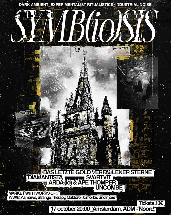 Symb(io)sis, Concertavond met dark ambient, industrial noise en ritualistic folk acts