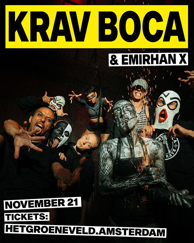Krav Boca + Emirhan X 21 november 2026 @ Het Groene Veld